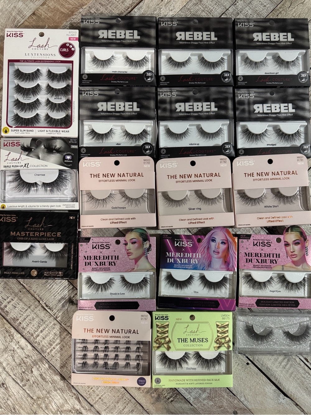 NEW! Bundle of KISS Lashes, Strip Lashes, Fake Eyelashes, 20+ pairs